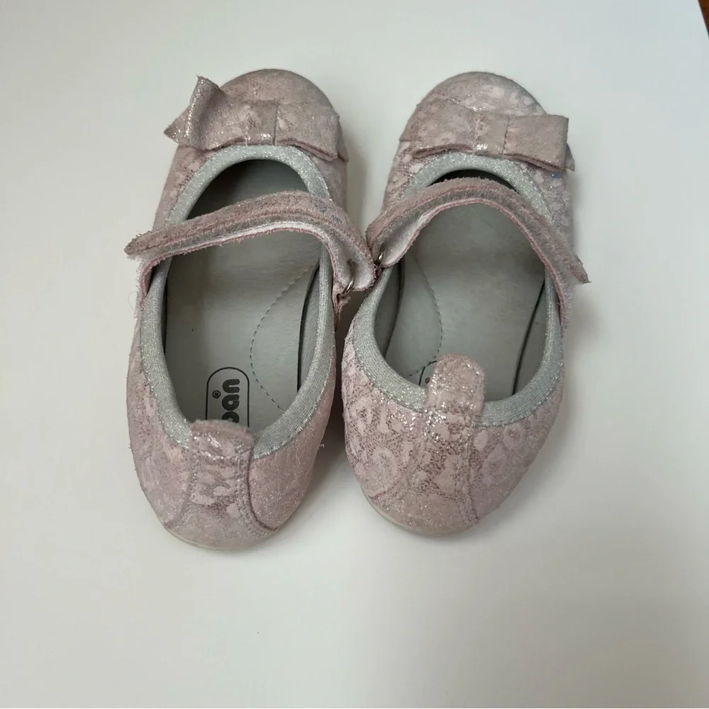 Ciciban|Kids Girls Glittery Pink Mary Jane Flats -Size 11